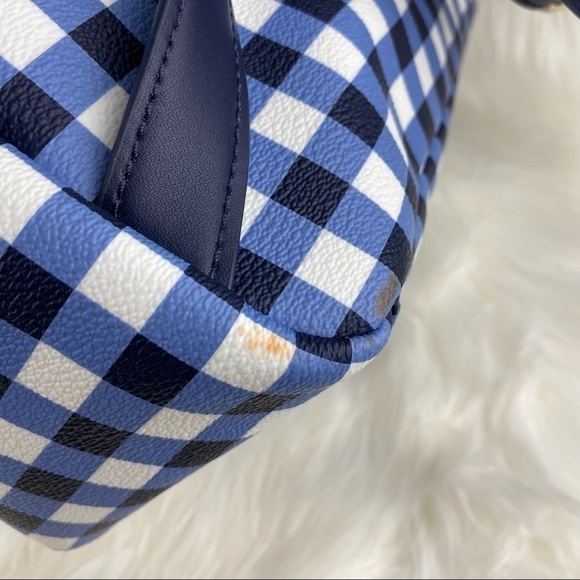 KATE SPADE HYDE LANE GINGHAM LEATHER BACKPACK HARTLEY - Picture 10 of 17